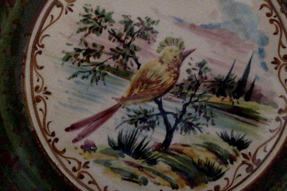 Prato Cerâmica Mestre João Santos /Alcobaça