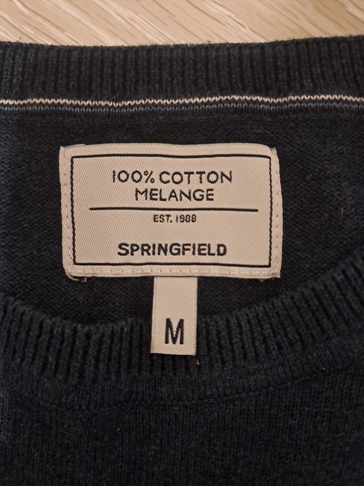 Джемпер Springfield розмір M, 100% бавовна, як новий