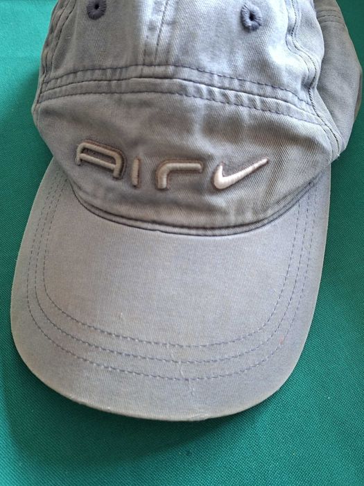 Boné / Cap Nike Air, cinzento, vintage, usado, para coleção