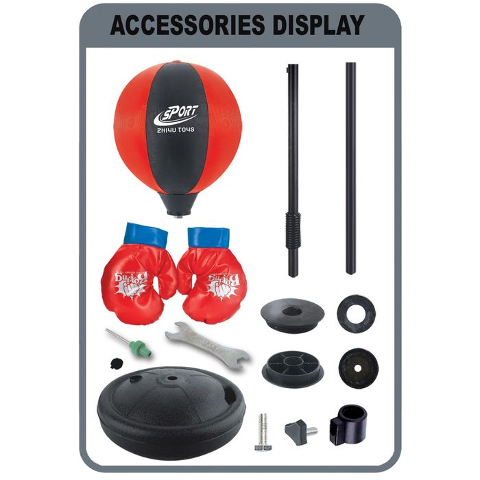 Zestaw bokserski enero dla dzieci regulowany 80-102cm i rękawice