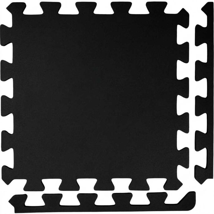 Mata do ćwiczeń siłowni Puzzle Gumowo-Piankowa 2w1 ACTIV FIT crossfit