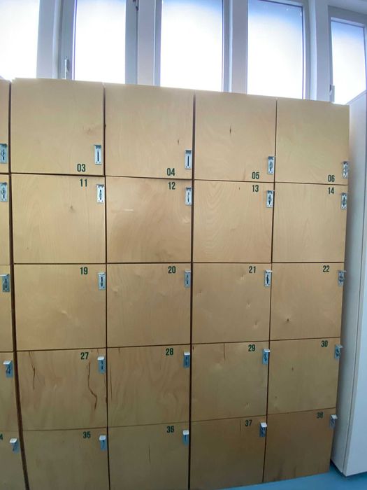 Cacifos Verticais para Cadeado - 10 Compartimentos - 4 unidades