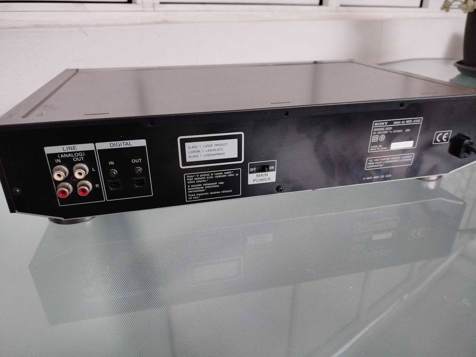 Gravador Mini Disc SONY JE 500