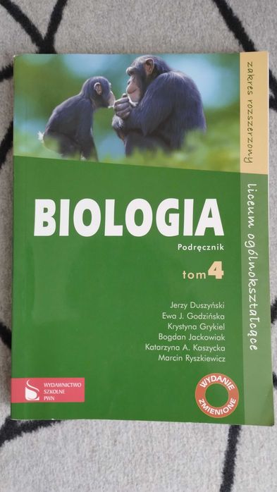 Biologia Podręcznik Tom 4 zakres rozszerzony PWN