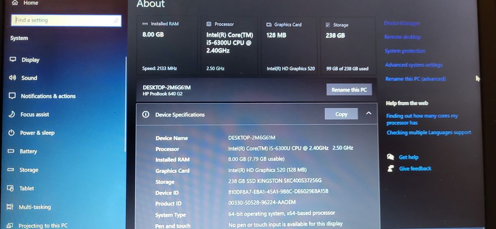 HP ProBook

640 G2-i