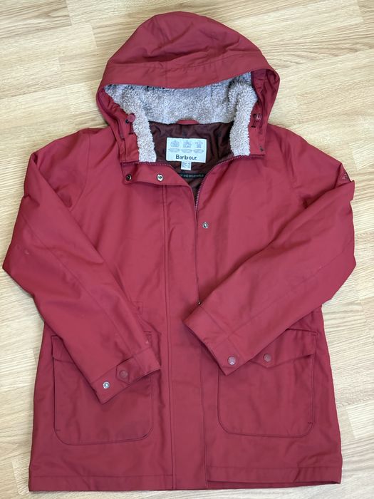Barbour червона куртка M водонепроникна дихаюча