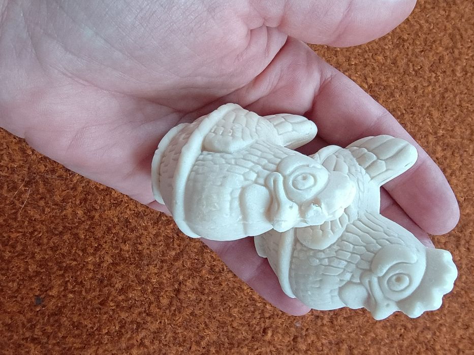 Kurki z białej czekolady