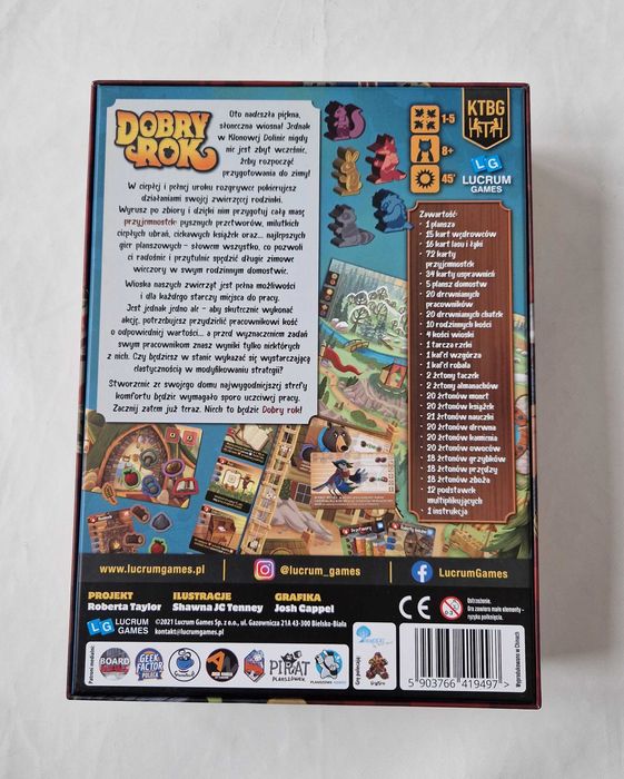 Gra planszowa Dobry rok UNIKAT Lucrum games