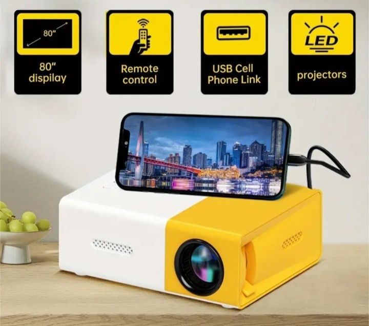 Rewelacyjny, nowy mini projektor LED!