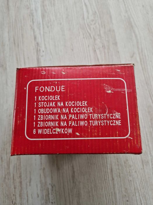 Nowy żeliwny zestaw do Fondue (10 elementów)