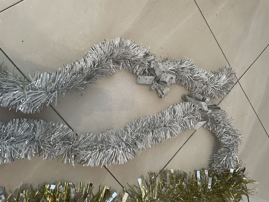 Fitas de enfeite de arvore de natal