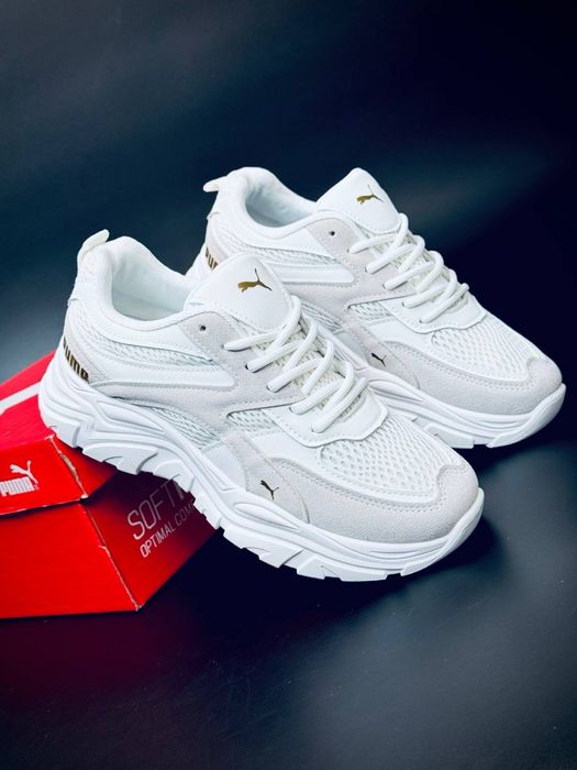 Женские кожаные кросовки пума/ Puma кожаные/кросовки пума весна 2026