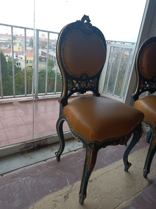 6 Cadeiras antigas Luís XV