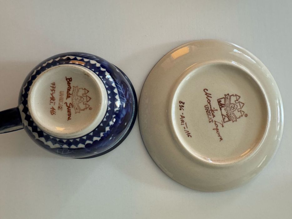 Komplet ceramika bolesławiecka