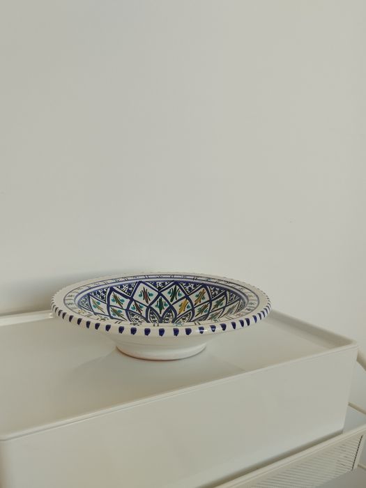 Prato/Saladeira Tebsi em cerâmica artesanal (coleção Bakir)