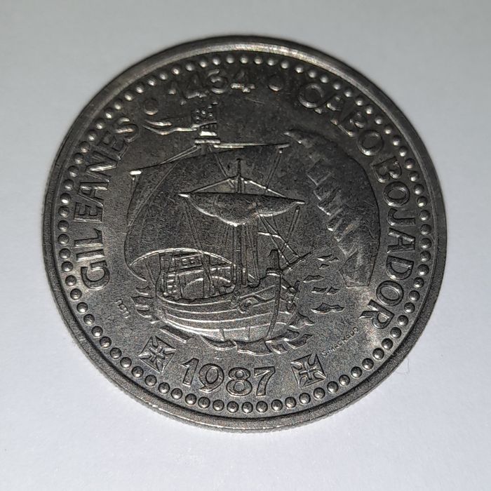 Moeda 100 escudos 1987 Cabo Bojador