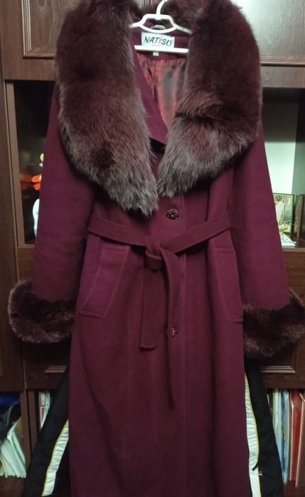 Жіноче пальто кашемірове 52 розмір