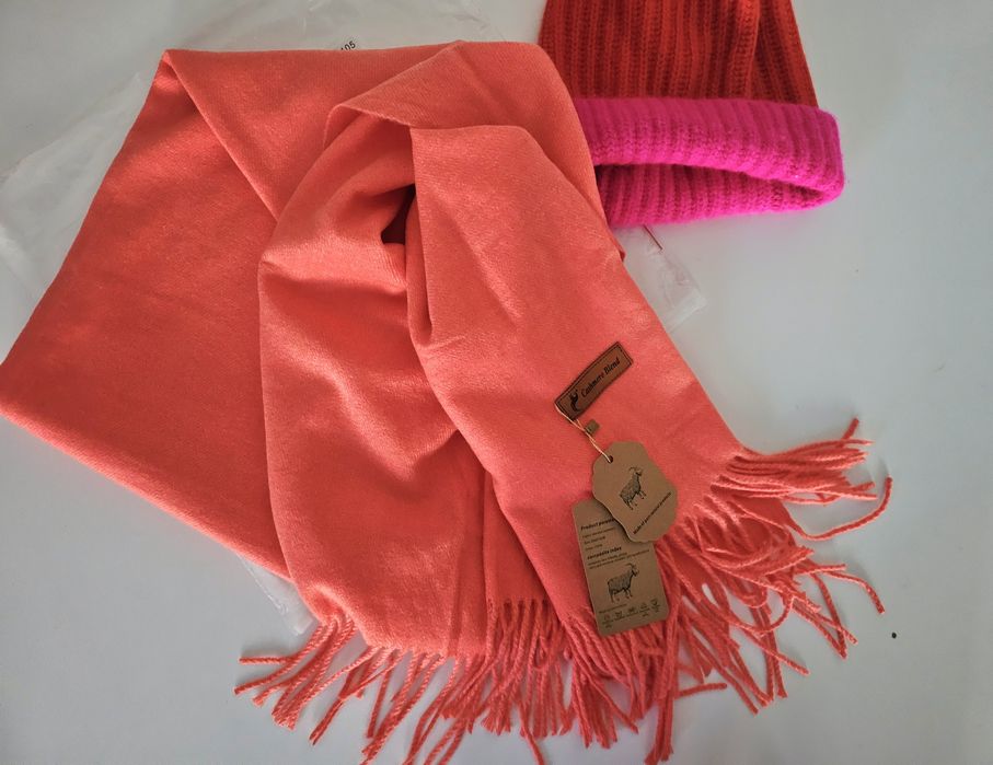 Szal z prawdziwego kaszmiru