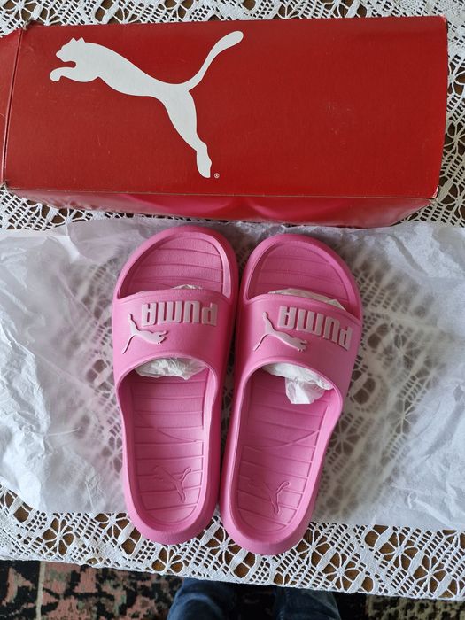 Klapki Puma różowe oryginalne rozmiar 7 NOWE