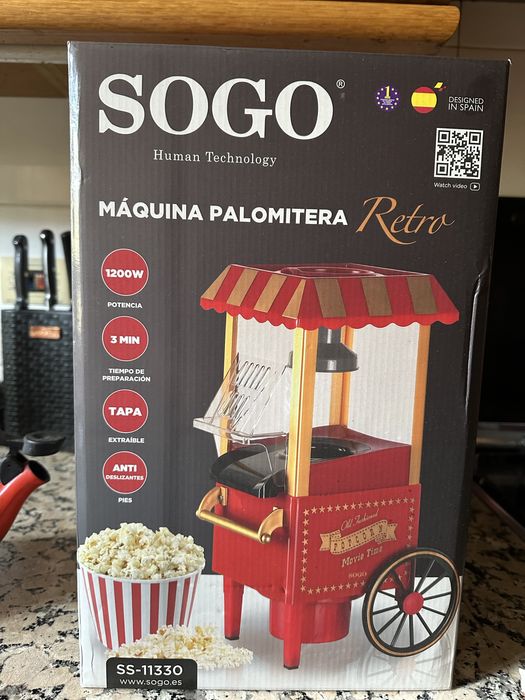 Máquina de fazer pipocas - Nova