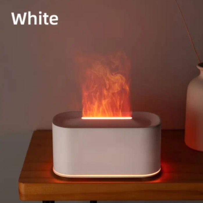 Аромадифузор з LED підсвічуванням білий новий