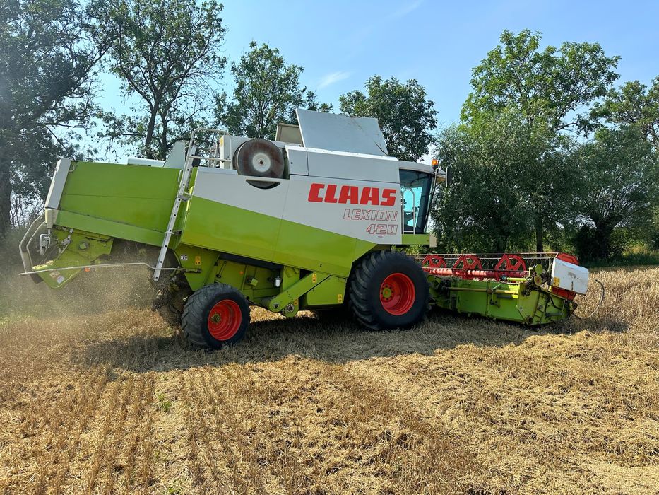 Kombajn zbożowy Claas Lexion 420 heder 6m silnik Mercedes