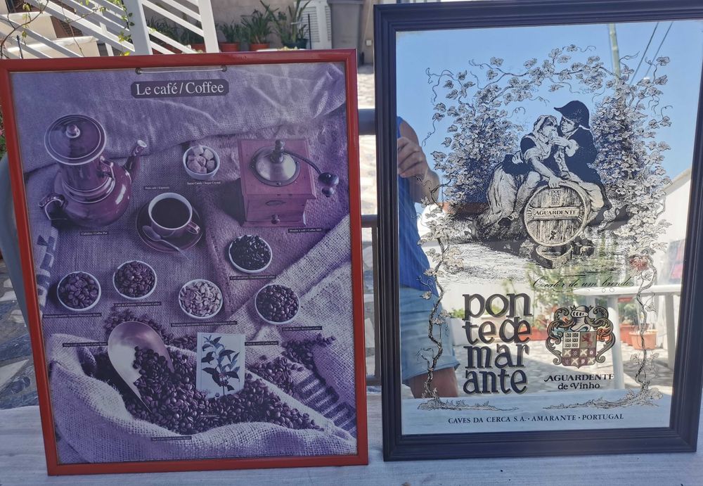 Conjunto de Quadros e Molduras para decoração de Pub