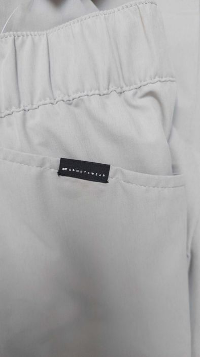 Popielate spodnie trekkingowe z poliamidu 4F R. XL