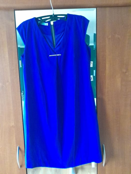 Sukienka M 38 Niebieska