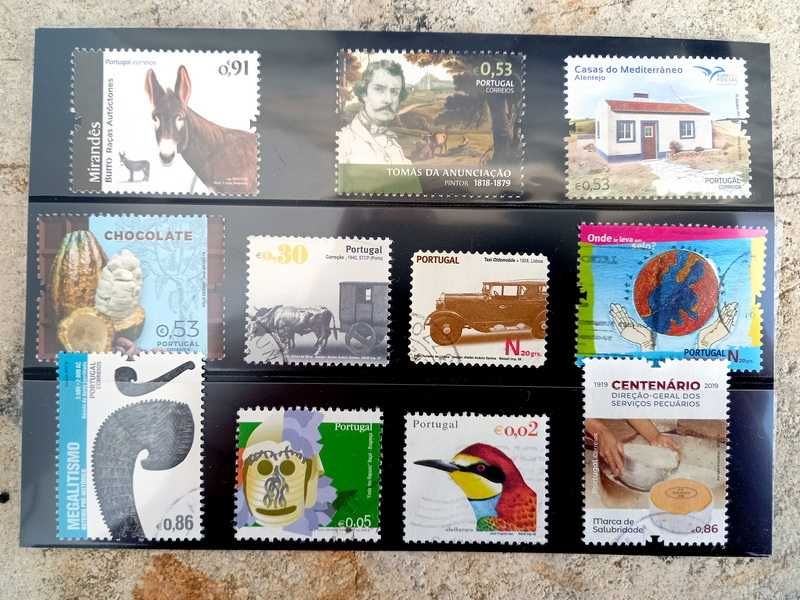 11 Selos de Portugal Continental