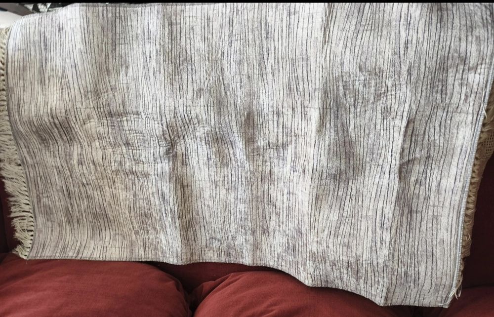 Dywanik chodnik miękki plusz z frędzlami  57*97 cm