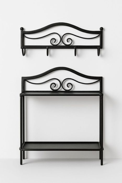 Cabide e Chapeleira Vintage – Um Toque Clássico no Seu Hall de Entrada