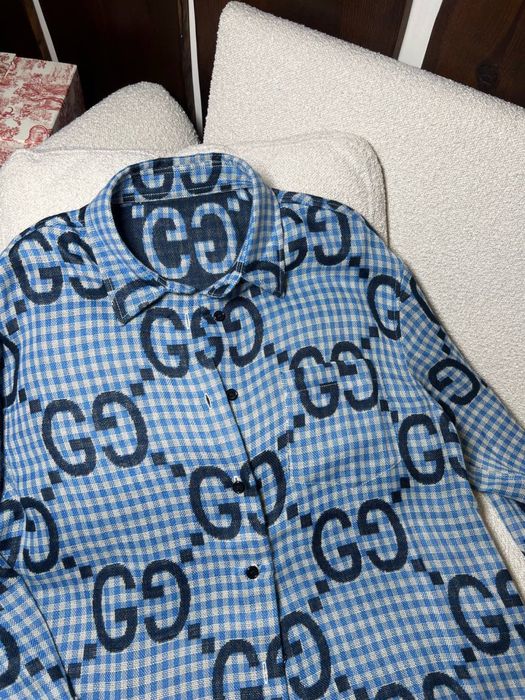 Сорочка Gucci! З бірками! Розмір М-L! Розпродаж люксових речей до 70%