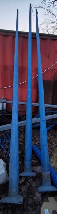Słupy oświetleniowe 6m z fundamentem