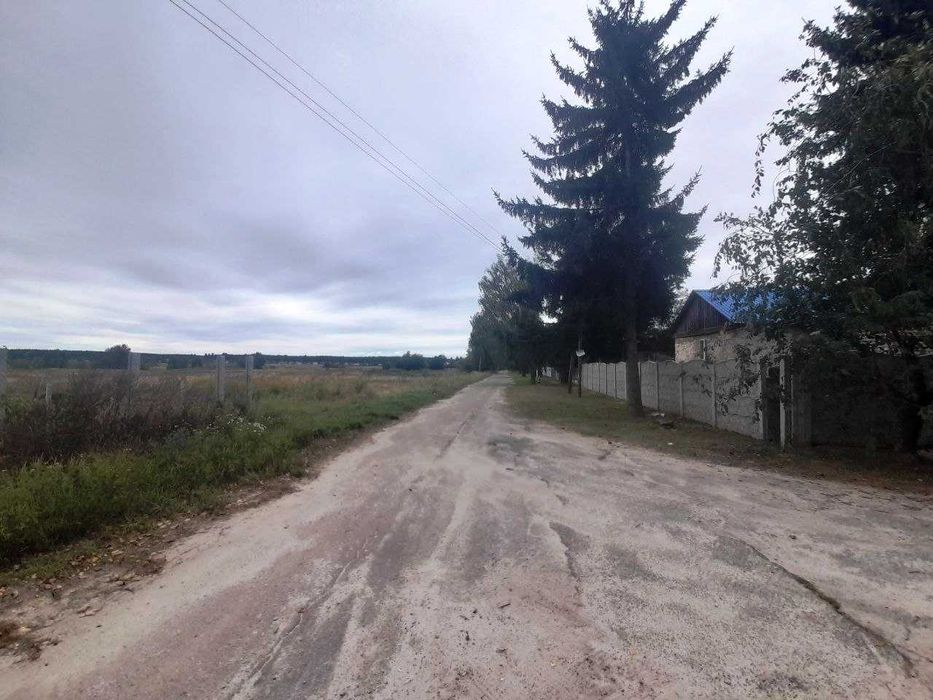 Колонщина ділянка 12 соток під забудову електрика по фасаду.