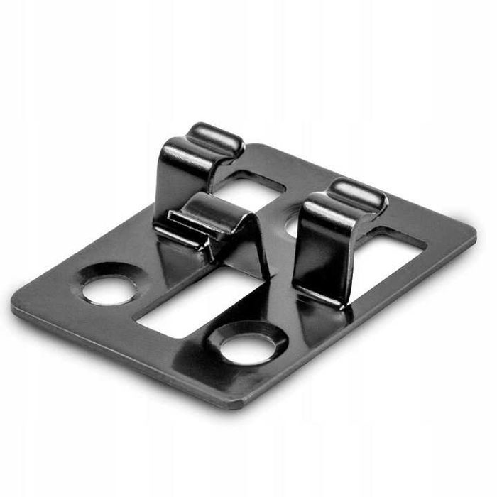 Klipsy metalowe montażowe do desek kompozytowych tarasowa 50 sztuk