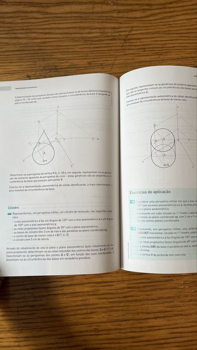 Manuais Geometria Descritiva A GDA 11- 11.ºano- Parte 1+ 2