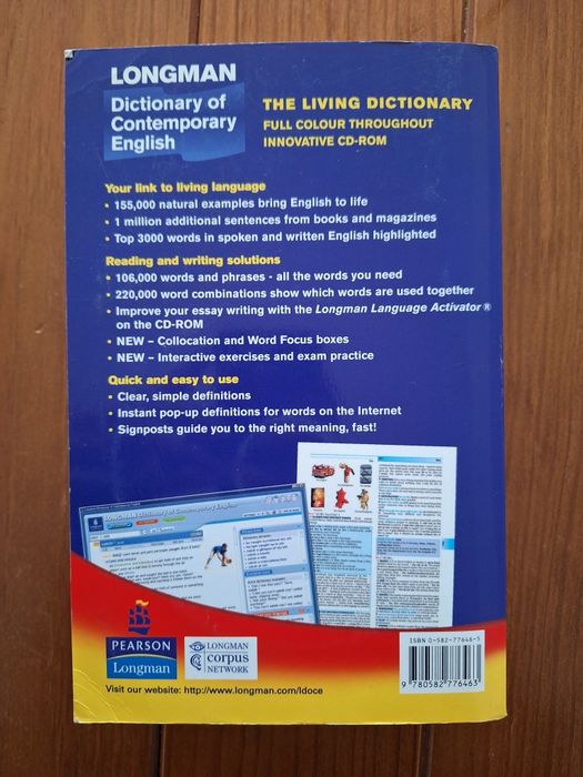 Longman Dictionary of Contemporary English
Longman
Livro usado e antig