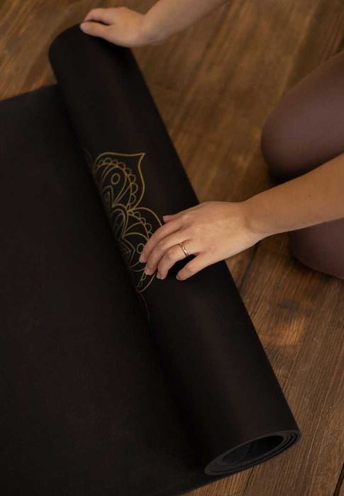 Килимок для йоги премшум якості Litha Comfort легкі заняття вдома