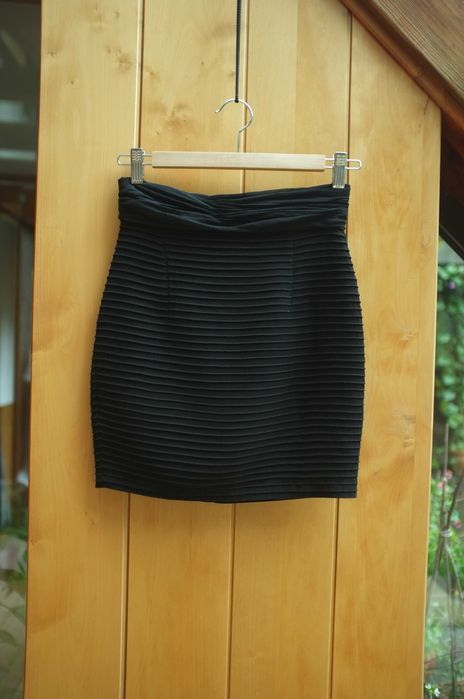 spódnica mini elegancka bardzo wysoki stan vintage Alfredo Villalba