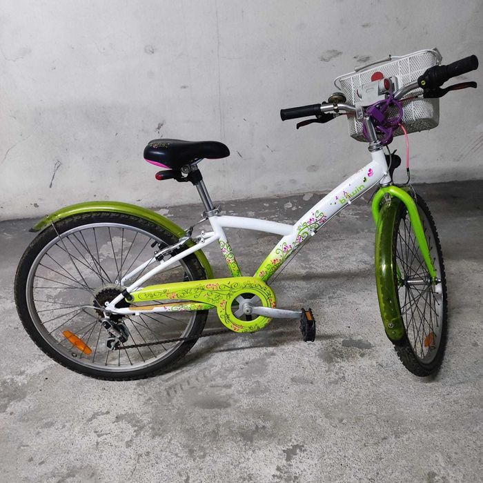 Bicicleta junior btwin para menina