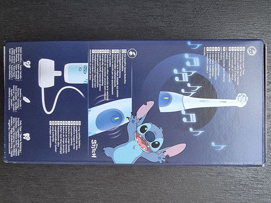 Escova dentes elétrica oral b stitch