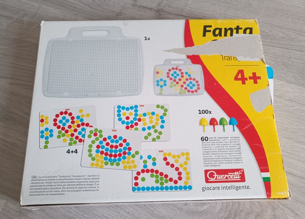 Zabawki edukacyjne dla dzieci 1-5 lat.— mozaika + klocki Mega bloks