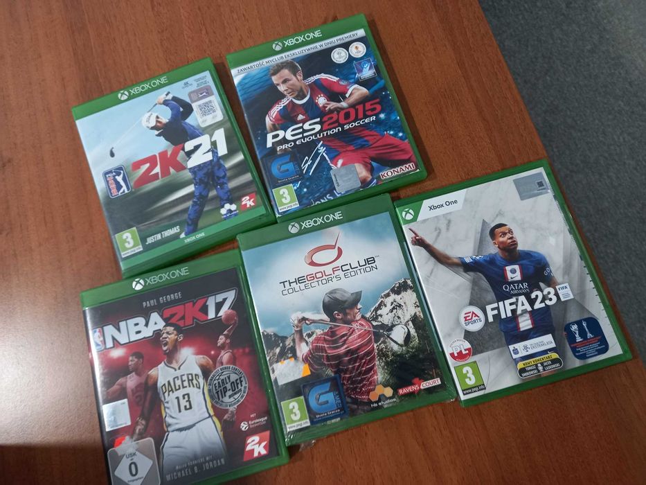 5 gier sportowych na xbox one xbox series X FIFA / Golf/ NBA / PESiK / Pga Tour
