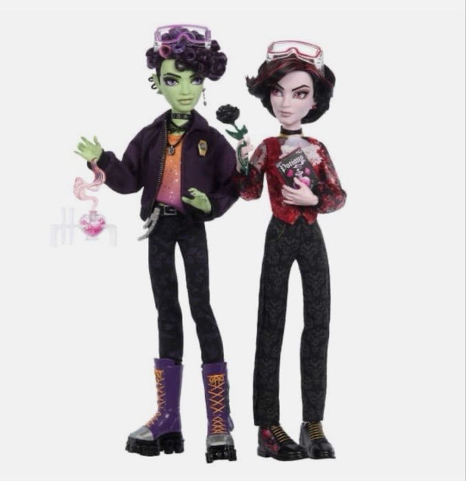 Набір ляльок Монстер Хай Кіран Валентайн та Спеллдон Колдронелло Monster High Kieran Valentine & Spelldon Cauldronello