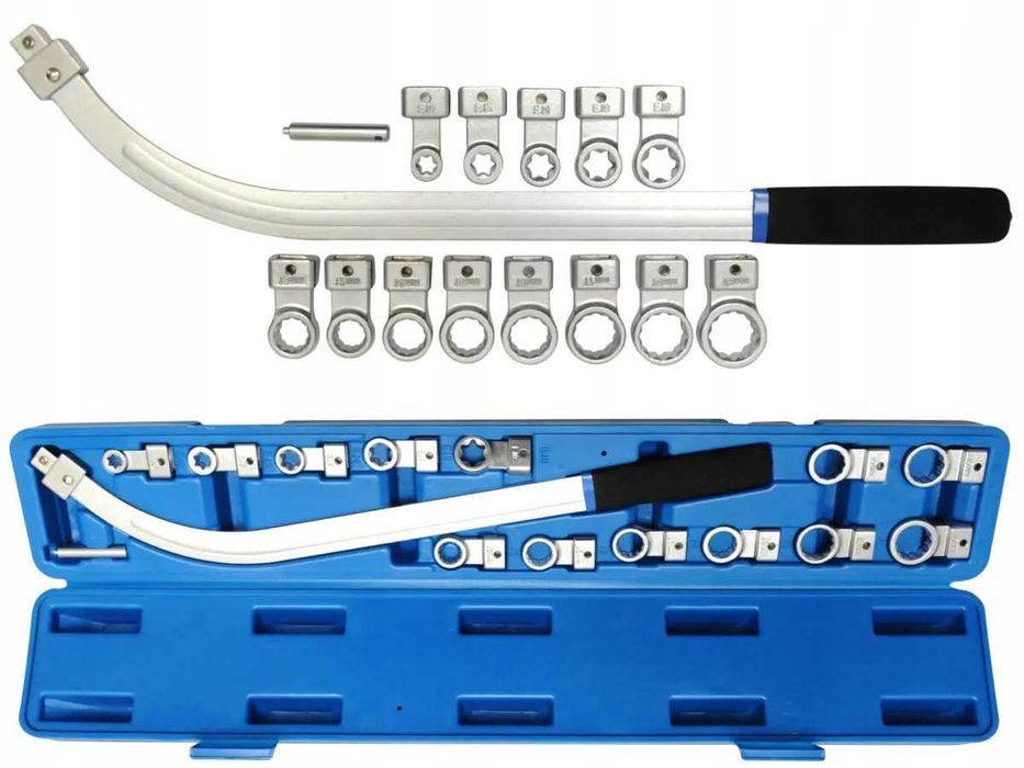 Klucz z zestawem końcówek do napinaczy od Serwis Garden