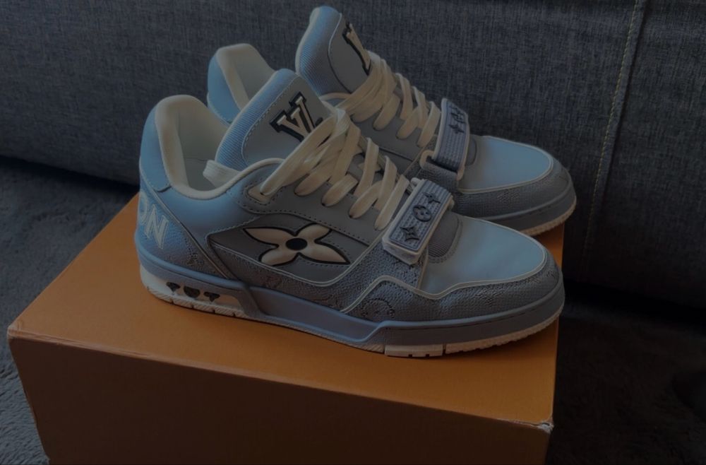 Buty Louis Vouitton Blue Niebieskie