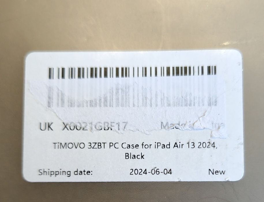 Чехол Timovo для  IPad Air 13 (2024, чорний)