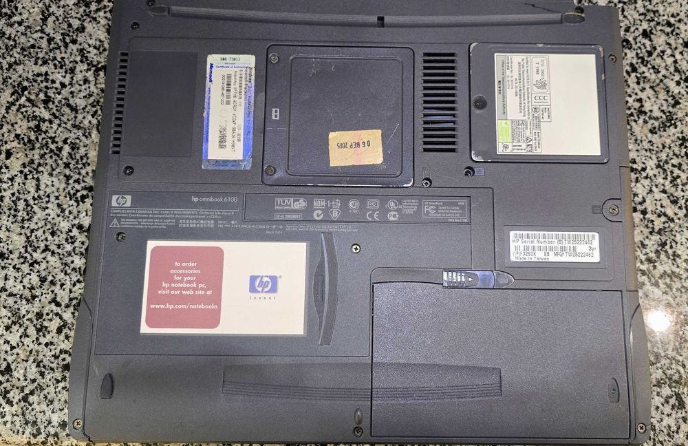Вінтажний ноутбук HP Omnibook 6100