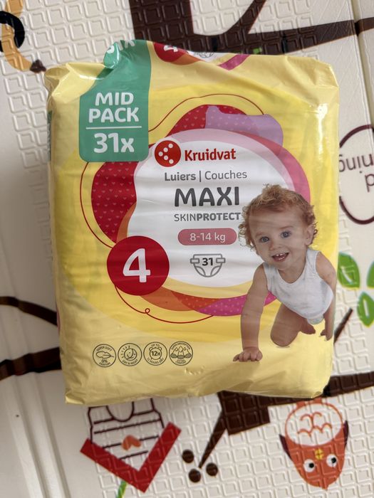 Підгузки 4 розміру